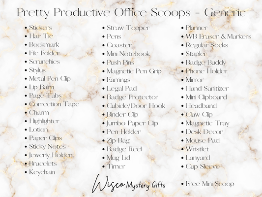 Generic- Pretty Productive Office Scoops