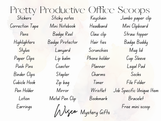 Pretty Productive Office Scoops