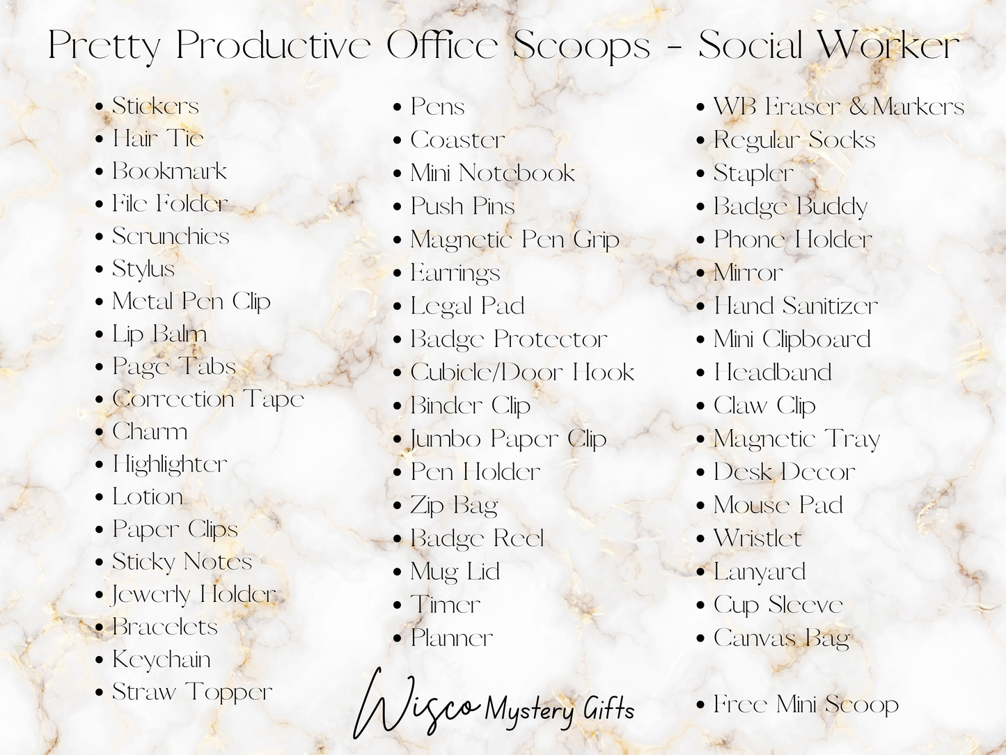 Social Worker- Pretty Productive Office Scoops