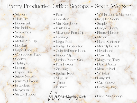 Social Worker- Pretty Productive Office Scoops