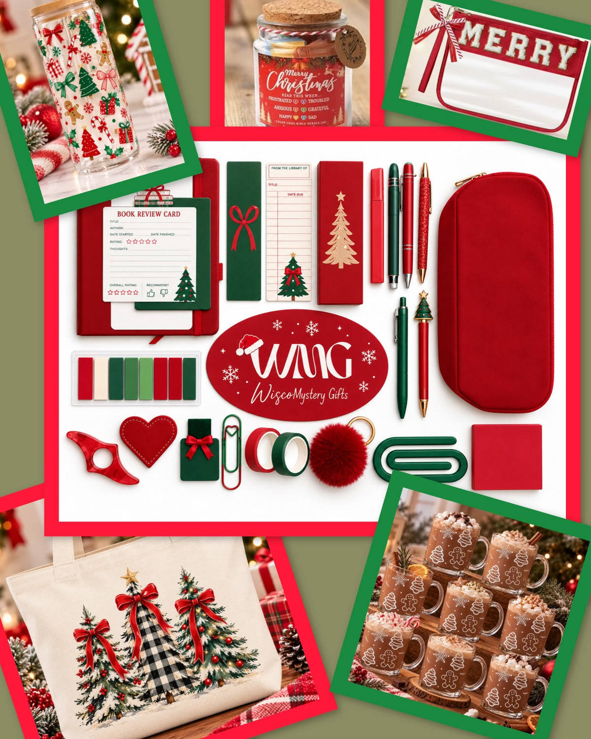 Christmas Stationery Bundle + TWO Christmas Bonus Gifts!