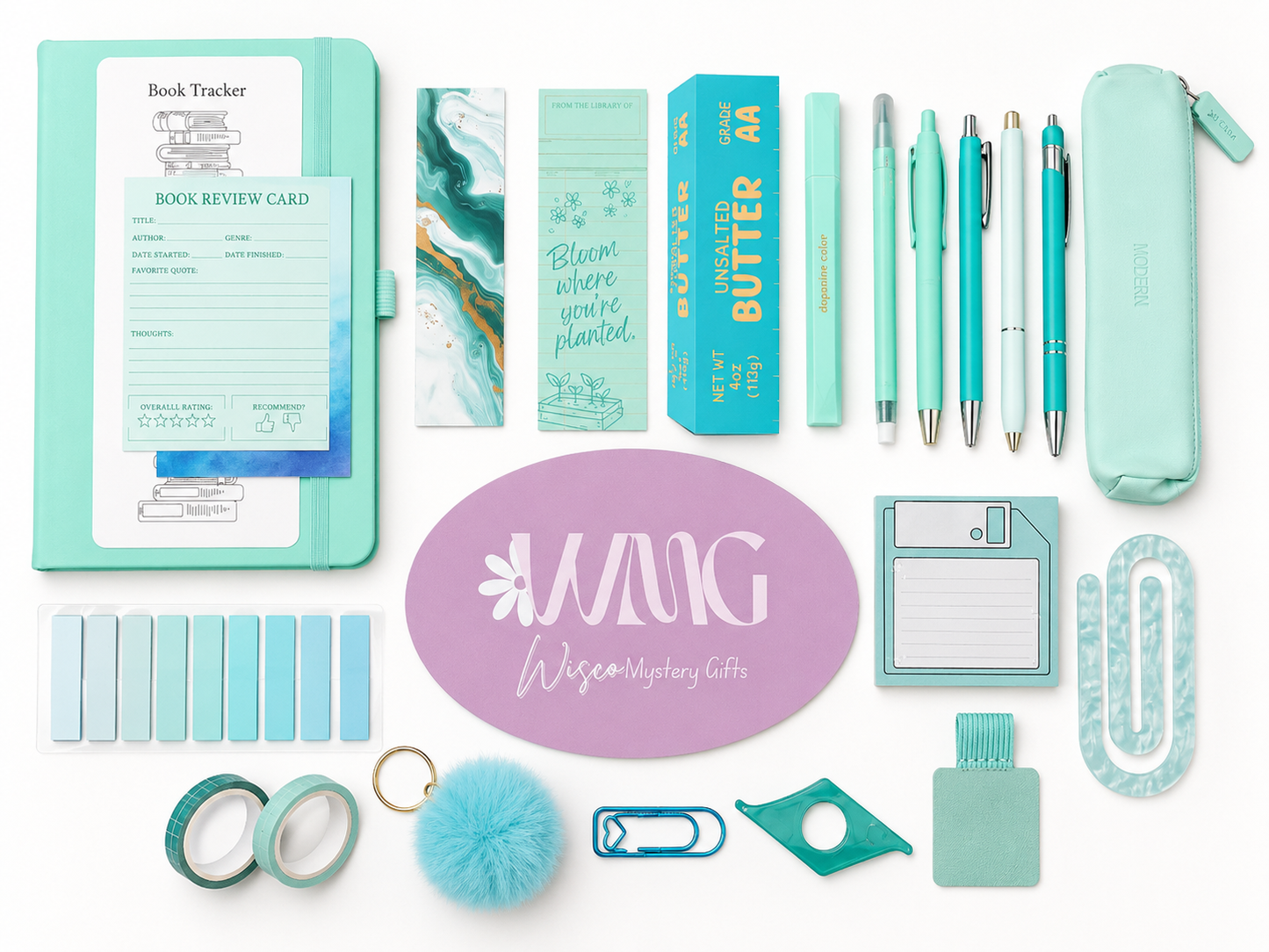 Turquoise Stationery Bundle