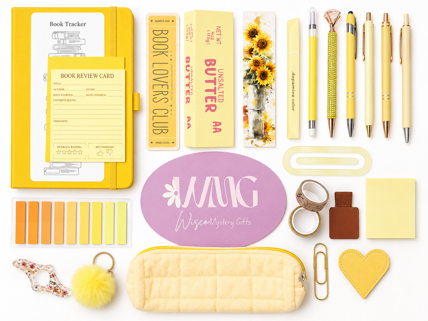 Yellow Stationery Bundle