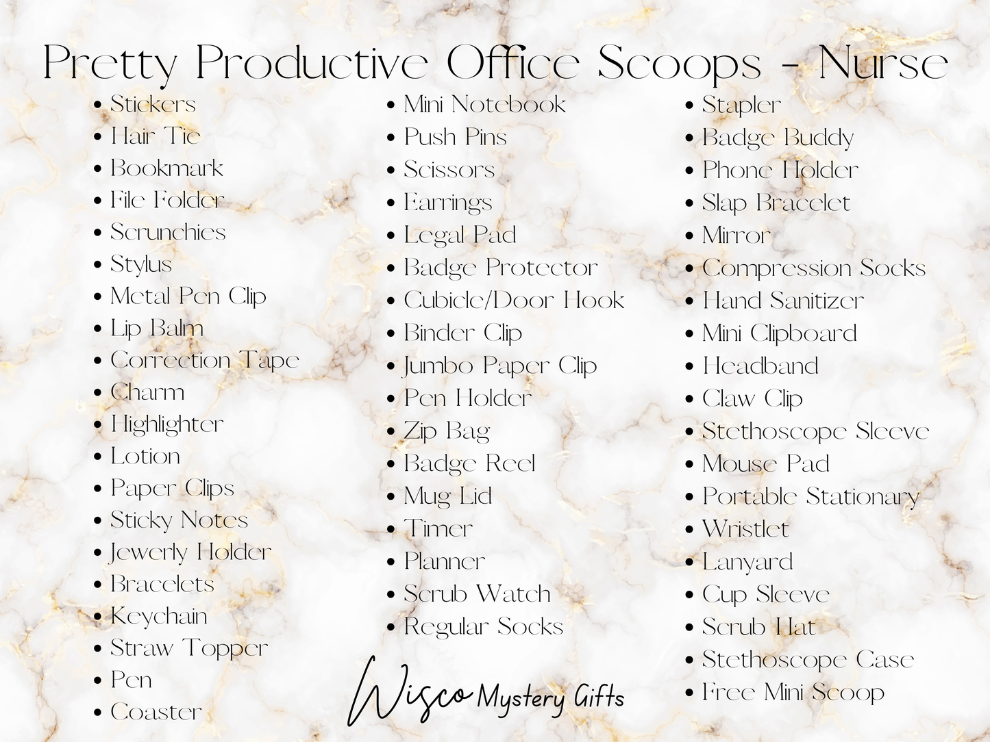 Nurse- Pretty Productive Office Scoops