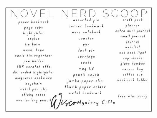 Novel Nerd Scoop